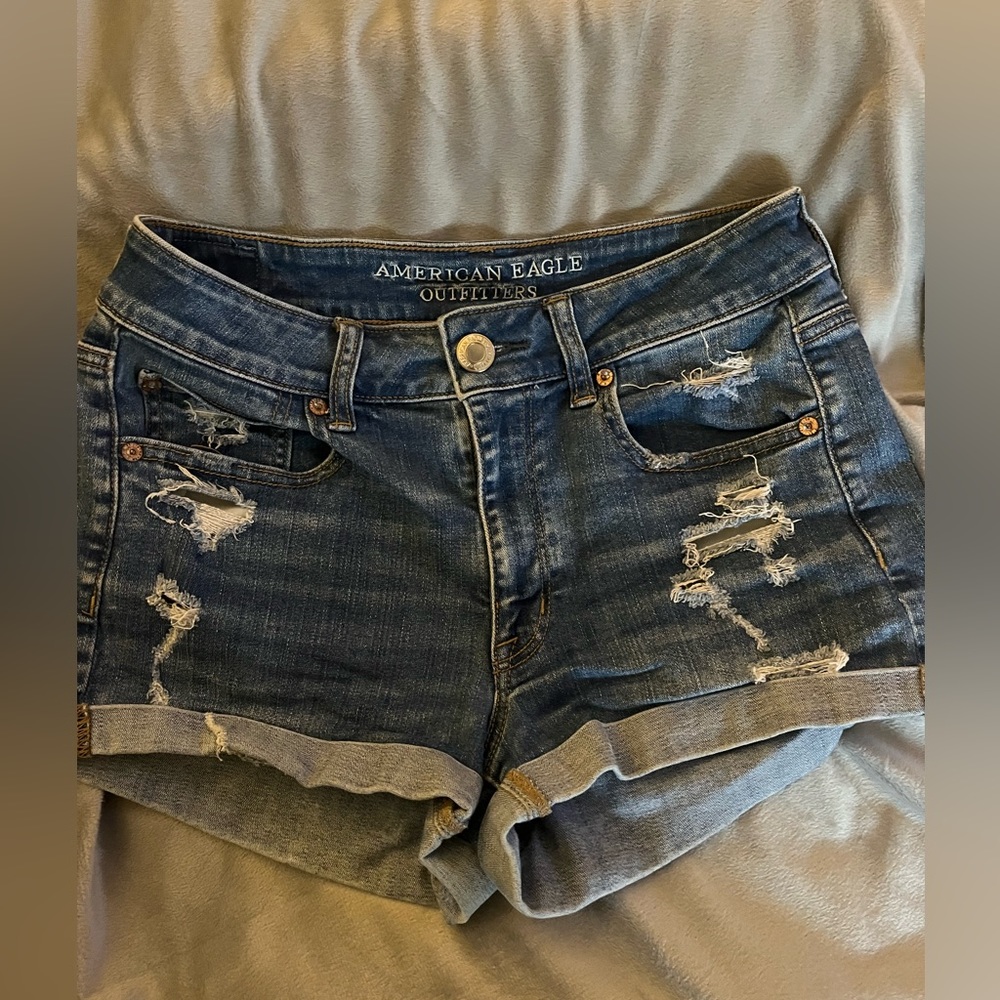 American eagle shortie shorts